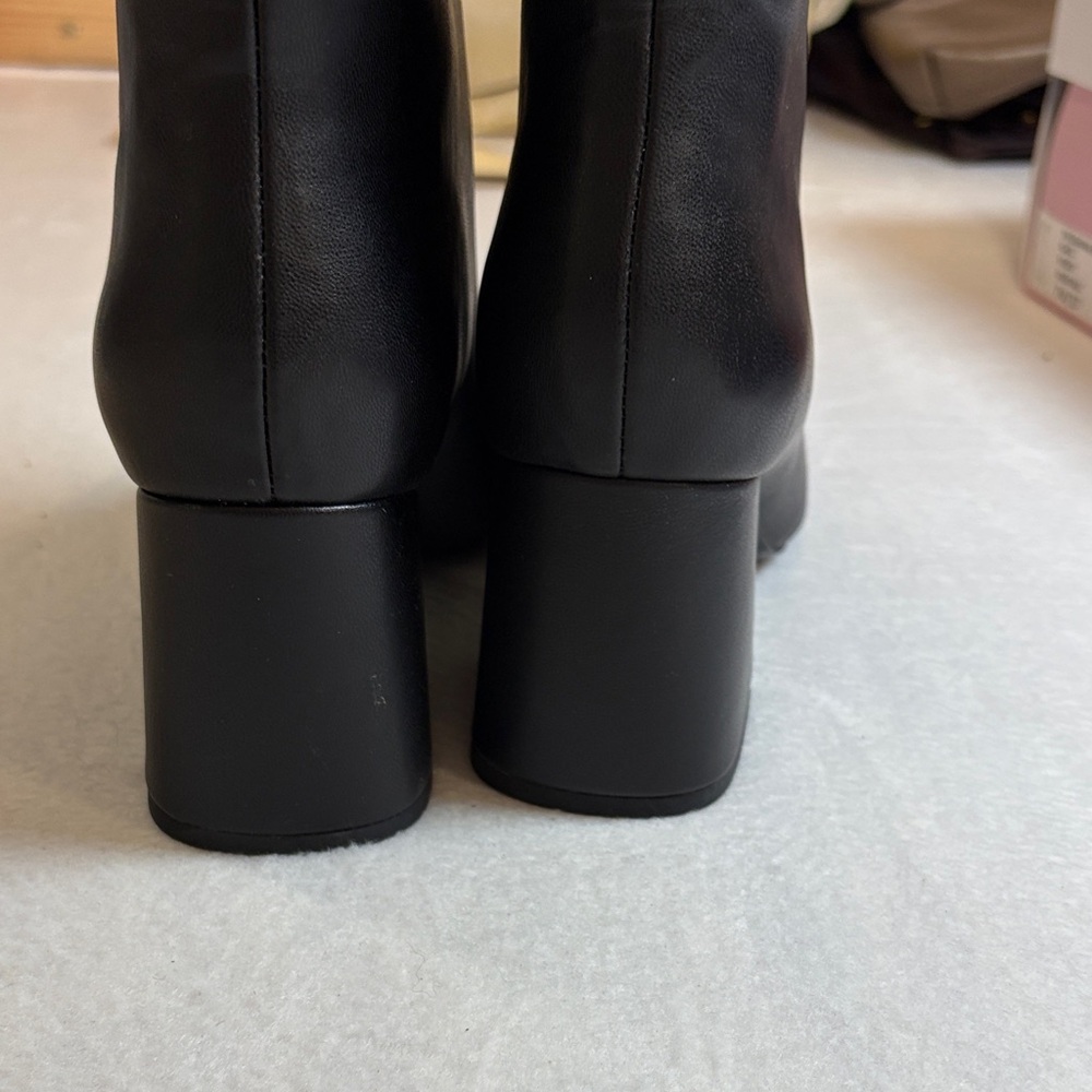 Katy Perry Collections Sleek Black Heeled Boots - Picture 9 of 12